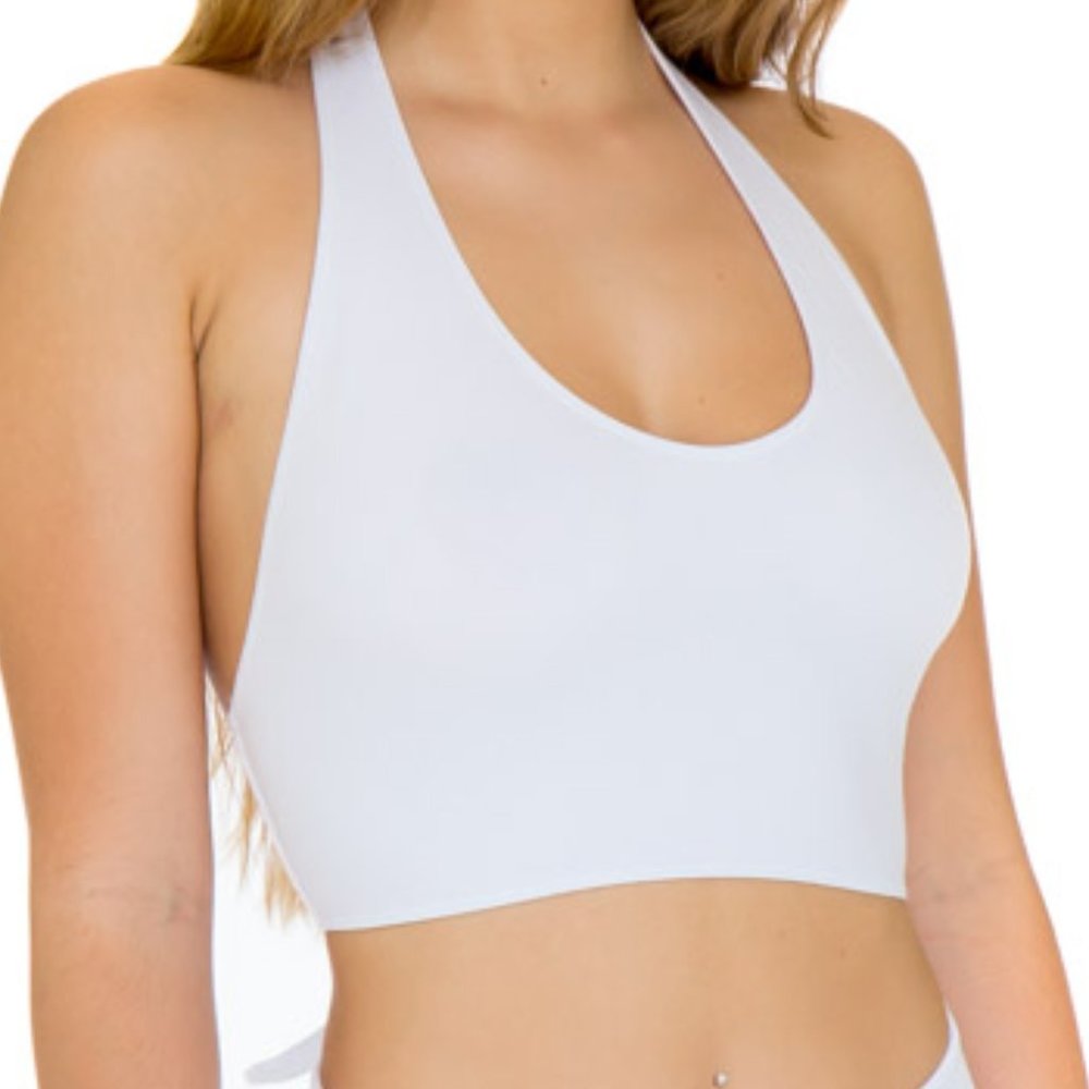 Disruptive Youth NWT White Crop Top